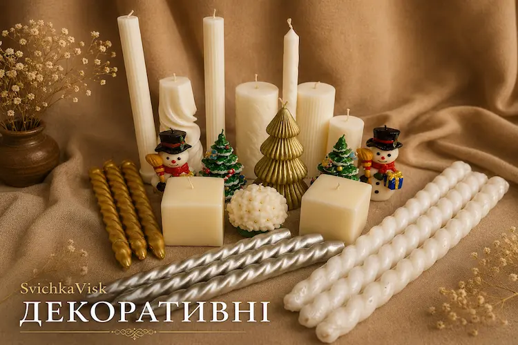 Декоративні свічки